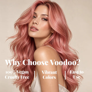 VOODOO Strawberry Lemonade Hair Color Kit + FREE 12 Oz Color Alive Shampoo, Conditioner & Pro Coloring Kit Moehair USA Inc.