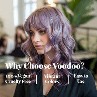 VOODOO Lavender Milk Hair Color Kit + FREE 12 Oz Color Alive Shampoo, Conditioner & Pro Coloring Kit Moehair USA Inc.