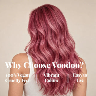 VOODOO Dragon Fruit Pink Hair Color Kit + FREE 12 Oz Color Alive Shampoo, Conditioner & Pro Coloring Kit Moehair USA Inc.