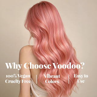 VOODOO Pink Pomelo Hair Color Kit + FREE 12 Oz Color Alive Shampoo, Conditioner & Pro Coloring Kit Moehair USA Inc.