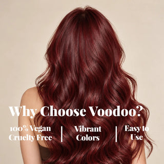 VOODOO Red Velvet Hair Color Kit + FREE 12 Oz Color Alive Shampoo, Conditioner & Pro Coloring Kit Moehair USA Inc.