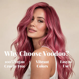 VOODOO Dragon Fruit Pink Hair Color Kit + FREE 12 Oz Color Alive Shampoo, Conditioner & Pro Coloring Kit Moehair USA Inc.