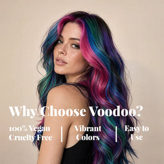 VOODOO ARCANE Hair Color Kit + + FREE 12 Oz Color Alive Shampoo, Conditioner & Pro Coloring Kit Moehair USA Inc.