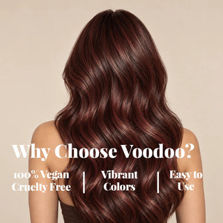 VOODOO Cherry Mocha Hair Color Kit + FREE 12 Oz Color Alive Shampoo, Conditioner & Pro Coloring Kit Moehair USA Inc.