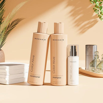 Trio - Color Safe Shampoo & Conditioner with Hair Serum – Moehair