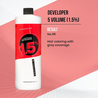 Moehair 1.5%, 5 Volume Hair Color Developer Moehair USA