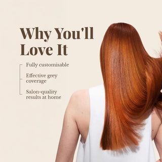 Moehair Permanent Hair Color Kit with Developer, 2 Color Tubes & Aftercare Moehair USA Inc.