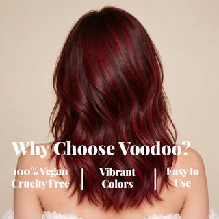 VOODOO Cherry Cola Hair Color Kit + FREE 12 Oz Color Alive Shampoo, Conditioner & Pro Coloring Kit Moehair USA Inc.