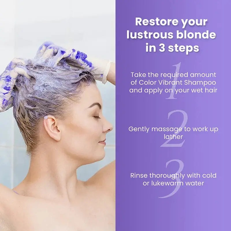 Moehair Color Vibrant Blonde Shampoo Moehair USA Inc