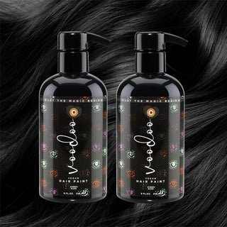 Vegan - Semi Permanent Hair Dye - Black Hair Color