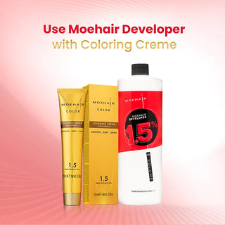 Moehair 1.5%, 5 Volume Hair Color Developer Moehair USA