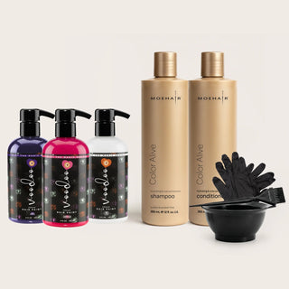 VOODOO Lavender Milk Hair Color Kit + FREE 12 Oz Color Alive Shampoo, Conditioner & Pro Coloring Kit Moehair USA Inc.
