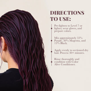 VOODOO Plum Noir Hair Color Kit Moehair USA Inc.