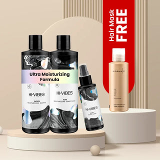 Pack - Hair Shampoo & Serum with Free Hair Mask | Hair Care Essentials | Moehair 