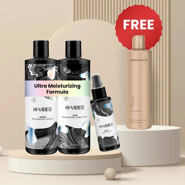 Trio - Vegan - Shampoo, Conditioner & Hair Serum – Moehair USA Inc.