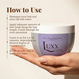 Moehair Luxx Violet Deep Conditioning Mask Moehair USA