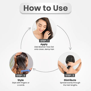 How to Use - Hair Gel - Moehair