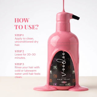 Vegan - Semi Permanent Hair Dye - Pink Hair Color Moehair USA
