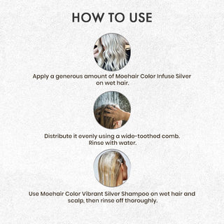 12 Oz  - Color Safe Shampoo with Color Toner - For Silver Colored Hairs - Combo | How to Use