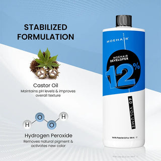 Moehair 12%, 40 Volume Hair Color Developer Moehair USA Inc.