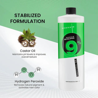 Moehair 9%, 30 Volume Hair Color Developer Moehair USA