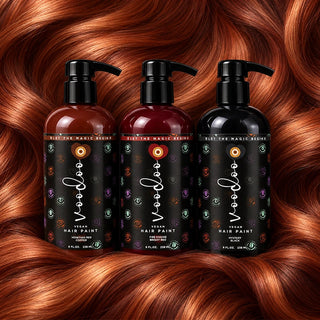 VOODOO Burnt Copper Hair Color Kit+ FREE 12 Oz Color Alive Shampoo, Conditioner & Pro Coloring Kit Moehair USA Inc.