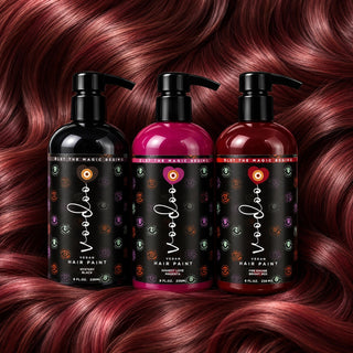 VOODOO Cherry Mocha Hair Color Kit + FREE 12 Oz Color Alive Shampoo, Conditioner & Pro Coloring Kit Moehair USA Inc.