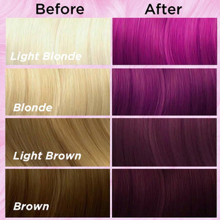 Magenta Hair Dye - Semi Permanent Hair Color | Before and After Use of Hair Color