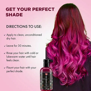 Instructions to use magenta hair dye