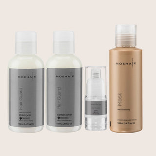 Hair Guard Shampoo, Conditioner with Tonic and Hair Mask Travel Kit Moehair USA