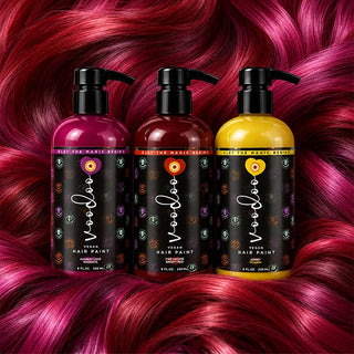 VOODOO Electric Fruit Punch Hair Color Kit + FREE 12 Oz Color Alive Shampoo, Conditioner & Pro Coloring Kit Moehair USA Inc.