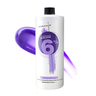Moehair 6%, 20 Volume Anti-Yellow Hair Color Developer Moehair USA