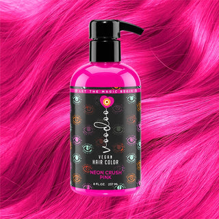 Vegan - Semi Permanent Hair Dye - Neon Crush Pink Hair Color Moehair USA Inc.
