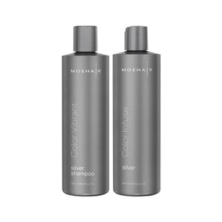 12 Oz  - Color Safe Shampoo with Color Toner - For Silver Colored Hairs - Combo