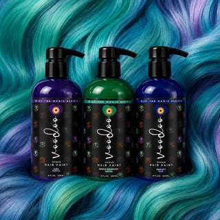 VOODOO Mermaid Hair Color Kit + FREE 12 Oz Color Alive Shampoo, Conditioner & Pro Coloring Kit Moehair USA Inc.