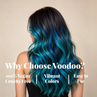VOODOO Mermaid Hair Color Kit + FREE 12 Oz Color Alive Shampoo, Conditioner & Pro Coloring Kit Moehair USA Inc.