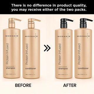Protein Infused Shampoo and Conditioner Combo Moehair USA