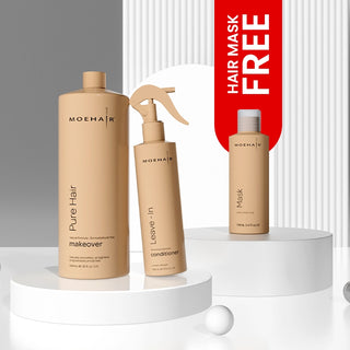 Combo - Leave in Conditioner, Pure Hair makeover with free hair mask