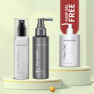 Combo of Hair Serum & Anti Hair Fall Tonic   with free hair gel