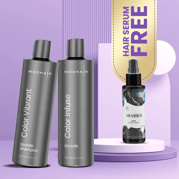 Combo - Blonde Shampoo & Blonde Hair Toner – Moehair USA Inc.