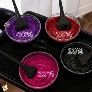 VOODOO Blackcurrant Wine Hair Color Kit+ FREE 12 Oz Color Alive Shampoo, Conditioner & Pro Coloring Kit Moehair USA Inc.