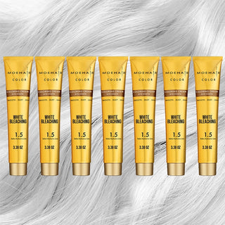 White Bleaching Hair Color