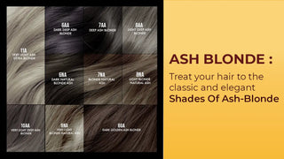 Permanent hair color - Ash blonde 