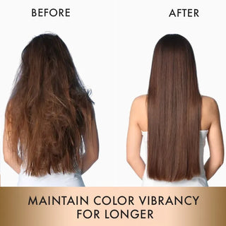 Travel Kit - 3.4 Oz Color Safe Shampoo, Conditioner, and Hair Mask | Results Before and After Use of Tarvel Kit 