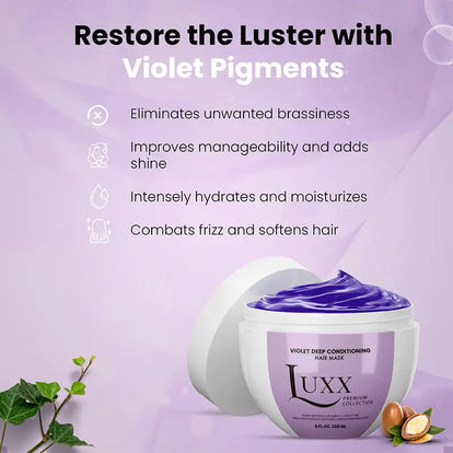 Moehair Luxx Violet Deep Conditioning Mask – Moehair USA Inc.