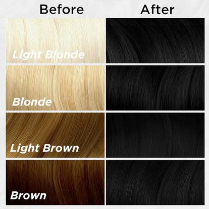 8 Oz - Black Hair Dye - Semi Permanent | Vegan & Cruelty