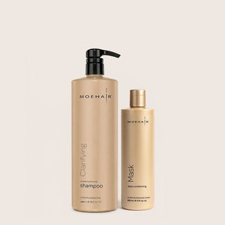 Moehair Clarifying Shampoo 32oz + Hair Mask 12oz Moehair USA