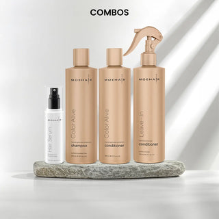 Combos of Shampoo, Conditioner & Hair Serum