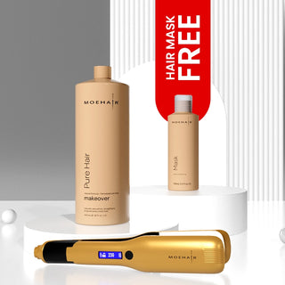 Pure hair makeover And Straightener - Combo with Free Hair Mask 