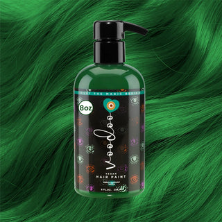 8 Oz - Green Hair Dye | Semi Permanent Hair Color | Vegan & Cruelty Free